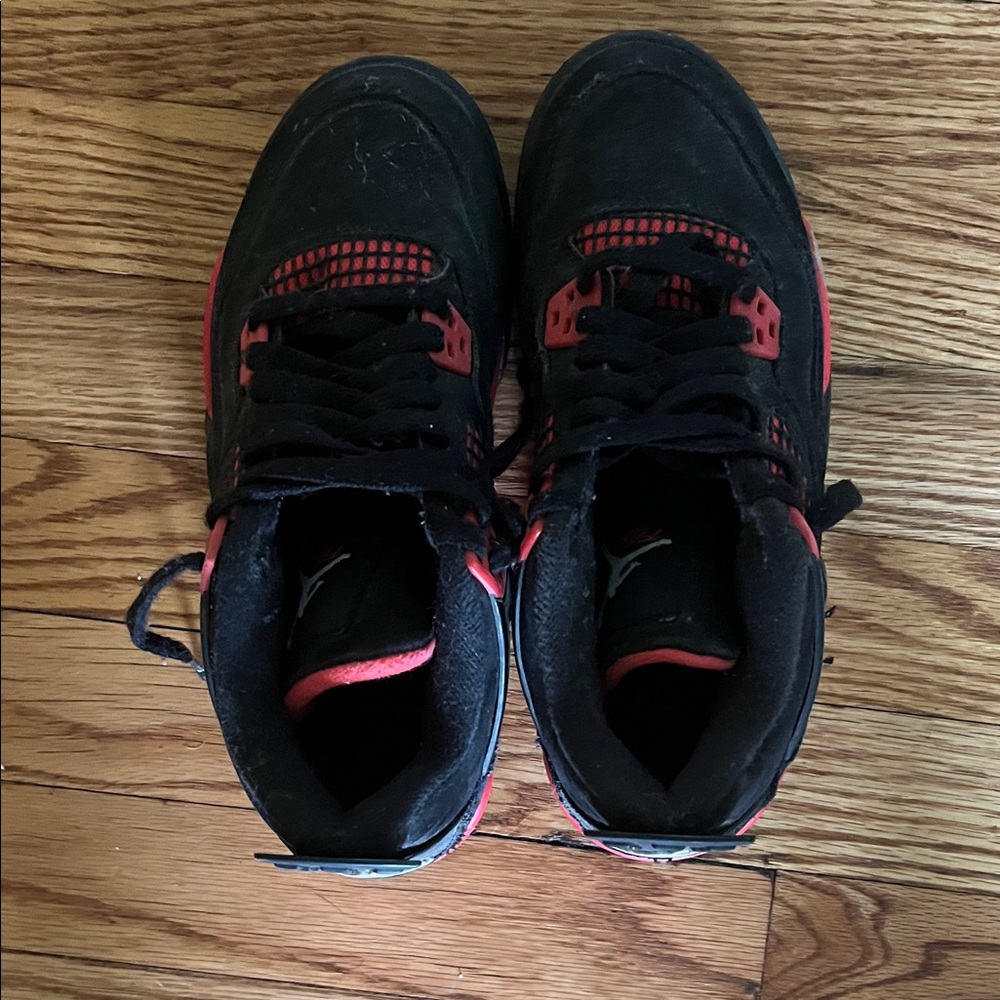 Black and Red Men's Basketball Sneakers